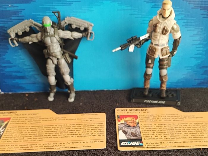 GI JOE RESOLUTE custom Duke & Snake Eyes