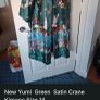 New Yumi Satin Crane Kimono Size 14 Image 3