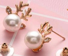 Christmas Deer Earrings