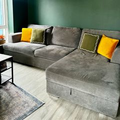Freya Velvet 4 Seater Lounger