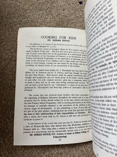 A Copy of Hosanna, the Magazine of Irish Church Music Association