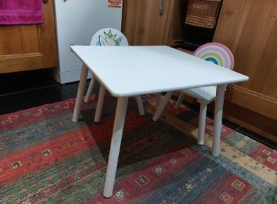 Toddler Unicorn Table and Chairs