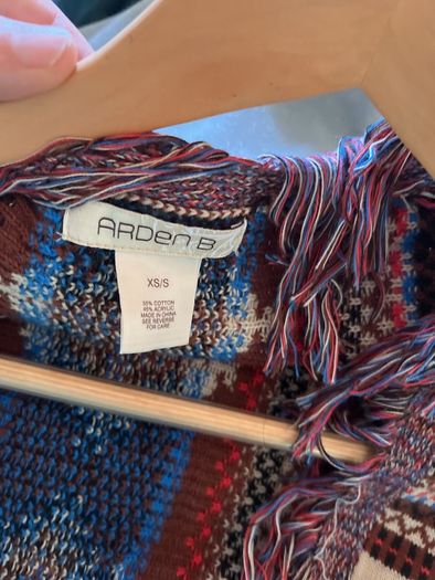 cardigan tribal waterfall style