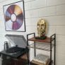 Mask Sculpture On Stand - Polished Bronze Image 8