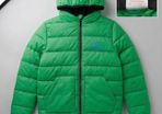 Dunnes Stores green puffer jacket - age 9-10