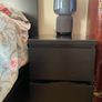King size bed frame with drawers in Black Image 5