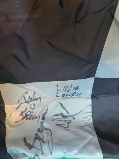 Dublin gaa flag autographed