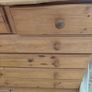 Wood dresser/ chest of drawers with mirror Image 3