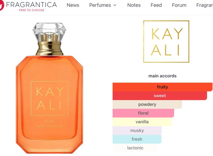 Kayali Eden Sweet Peach Eau De Parfum 50 Ml.