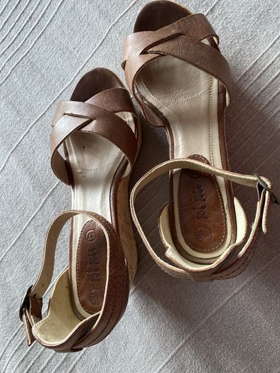 Fat face wedge women's shoes