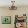 Ceiling Light - Brushed Copper (Brand New) Image 2