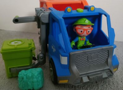 Blippi recycling carbage truck with sound