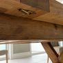 oak extendable dining table Image 5
