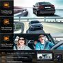 4K GPS 3 Way Triple Car Dash Cam. Image 4