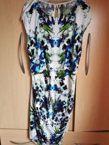 Karen Millen floral print Jersey Dress UK 16