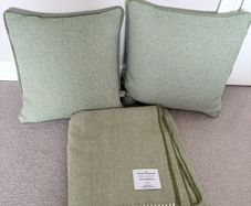 cushion and throw