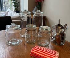 Glass sweet jars