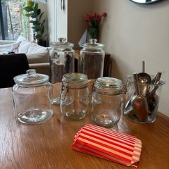 Glass sweet jars