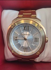 Wenger mens swiss watch model Wenger edge roman 43mm rose gold