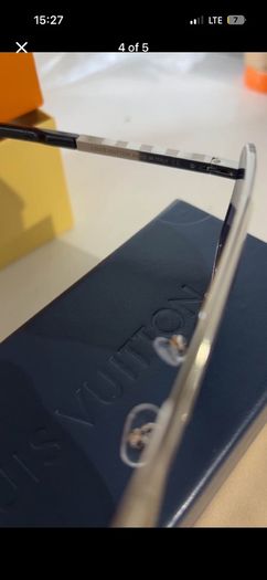 Silver lv Louis Vuitton glasses/sunglasses