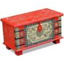 Storage Chest Red Mango Wood 80x40x45 cm Image 4