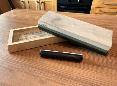 Free: Whetstone 6000 Grit with Bamboo Base and Angle Guide
