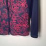 libra  designs 2 piece cardigan and top set size size small ptp 20" navy/floral  in like new condition Image 4