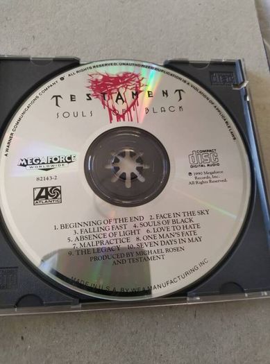 Souls Of Black Cd Album Testament