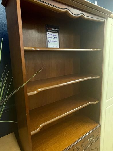 Mahogany Wall Unit with Storage
