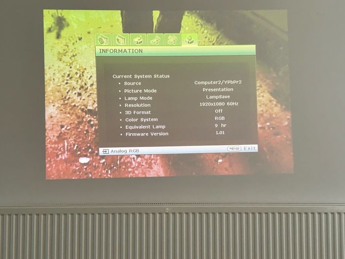 projector  benq mx505