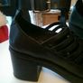 TOPSHOP Black Leather Boots..Size 6 Image 2