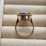 Ring gold 9k 375  with blue amethyst size L (51)( around 6g) Image 9