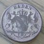 BADEN 6 Kreuzer  1848 Silver Image 2