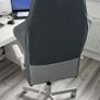 Grey & White Gaming / Office Chair Image 2
