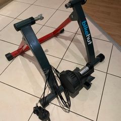 Bike trainer plus wheel truing