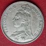 Beautiful 1889 Queen Victoria Silver Crown Image 4