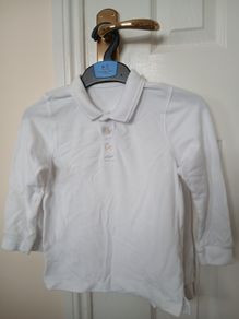 2x Long sleeved collar t-shirts