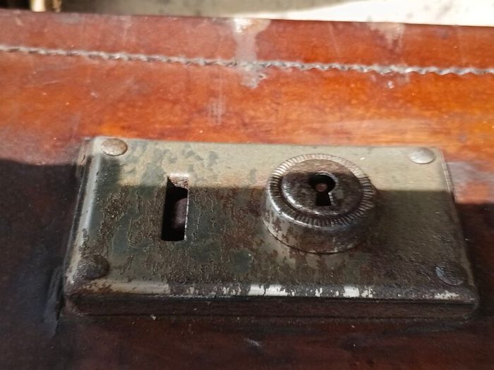 Vintage Leather Suitcase