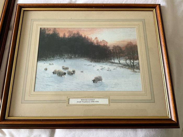 Set of 3 Framed Joseph Farquharson (1846-1935) Prints