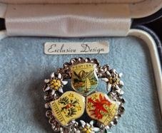 Vintage Jowa Austrian Brooch Pertisau Tirol Ostereich. Signed Jowa