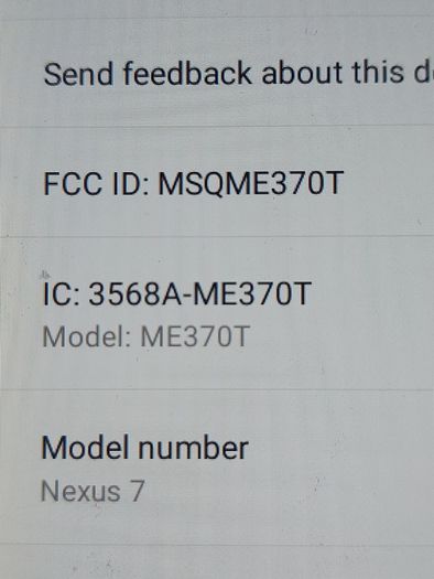 NEXUS 7, Model ME370T, 16GB, 7 inch Tablet, in very good condition