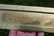 Vintage brass letter box
