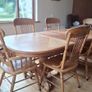 Solid Wood Extendable Dining Table and 6 Chairs Image 4