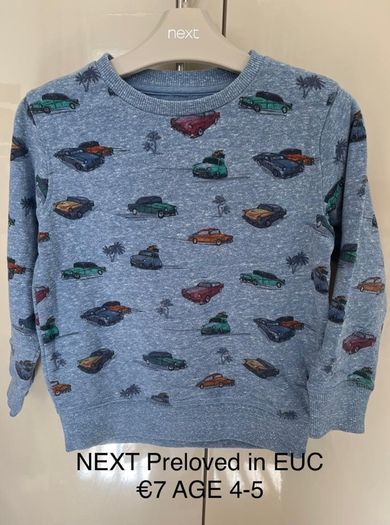 Next Boy Sweater age 4-5