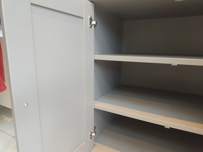 IKEA HAUGA grey high cabinet