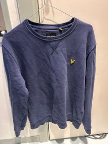 2 lyle and scott sweatshirts- blue and green