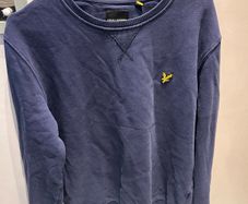 2 lyle and scott sweatshirts- blue and green