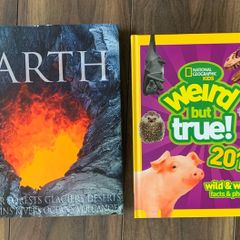 Reference Books - Earth & National Geographic 'Weird but True!'