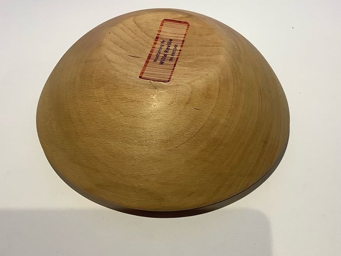 Handcrafted wooden bowl