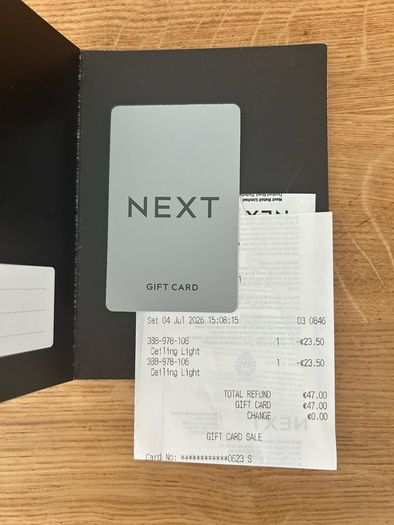 Next Gift Card